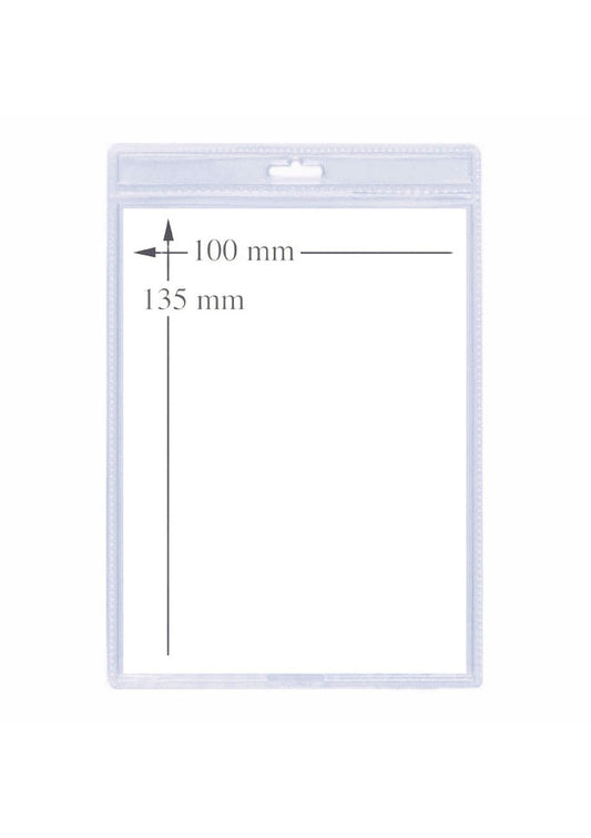 Kartenhalter, Ausweistasche, Ausweishülle, Ticketholder, ID- Kartenhalter, Ausweisetui, Klarsichtfolie, Befestigungssteg, Rundloch, Langloch, Ticket holder, Ticket Aufbewahrung, Tickethülle, Schlüsselband, Messe, Festival, Verkaufsfläche, Event, Preisschild-Hülle, Euroloch, Preistag