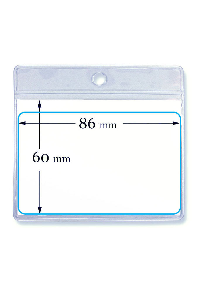Ausweishülle Rundloch 60 x 86 mm (Kreditkartenformat)