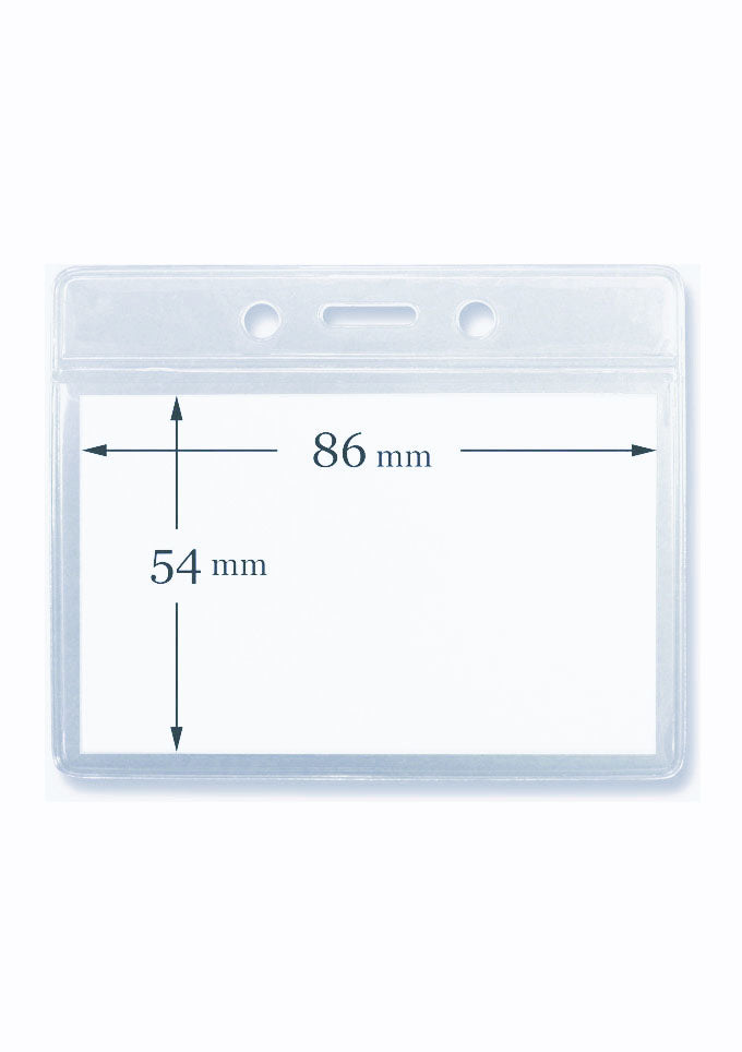 Kartenhalter, Ausweistasche, Ausweishülle, Ticketholder, ID- Kartenhalter, Ausweisetui, Klarsichtfolie, Befestigungssteg, Rundloch, Langloch, Ticket holder, Ticket Aufbewahrung, Tickethülle, Schlüsselband, Messe, Festival, Verkaufsfläche, Event,