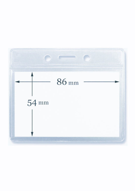 Kartenhalter, Ausweistasche, Ausweishülle, Ticketholder, ID- Kartenhalter, Ausweisetui, Klarsichtfolie, Befestigungssteg, Rundloch, Langloch, Ticket holder, Ticket Aufbewahrung, Tickethülle, Schlüsselband, Messe, Festival, Verkaufsfläche, Event,
