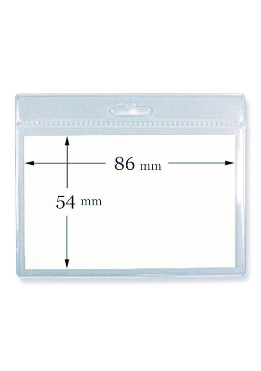 Kartenhalter, Ausweistasche, Ausweishülle, Ticketholder, ID- Kartenhalter, Ausweisetui, Klarsichtfolie, Befestigungssteg, Rundloch, Langloch, Ticket holder, Ticket Aufbewahrung, Tickethülle, Schlüsselband, Messe, Festival, Verkaufsfläche, Event,