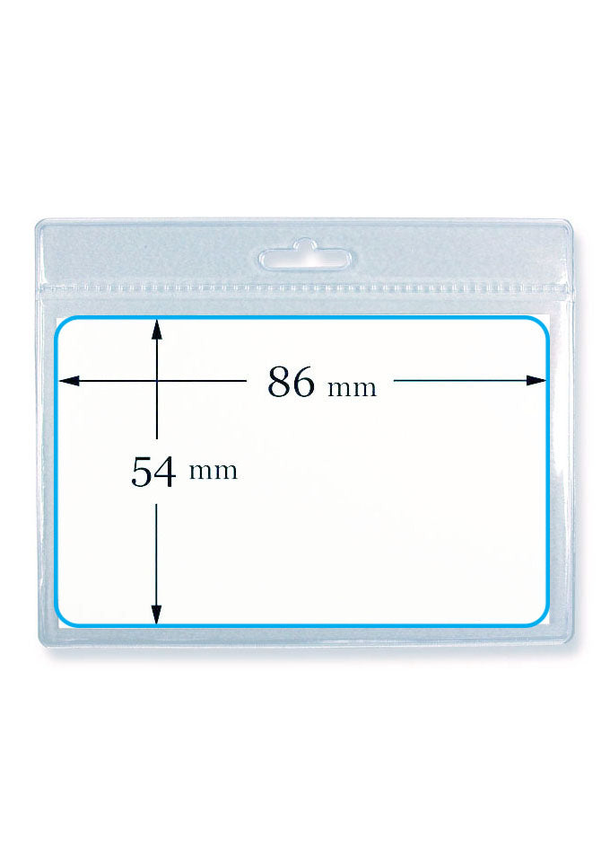 Ausweishülle Ziernaht und Euroloch  (Kreditkartenformat)