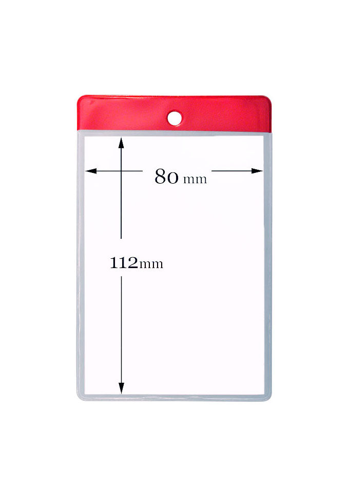 Kartenhalter, Ausweistasche, Ausweishülle, Ticketholder, ID- Kartenhalter, Ausweisetui, Klarsichtfolie, Befestigungssteg, Rundloch, Langloch, Ticket holder, Ticket Aufbewahrung, Tickethülle , auffallend, Befestigungssteg, farbig