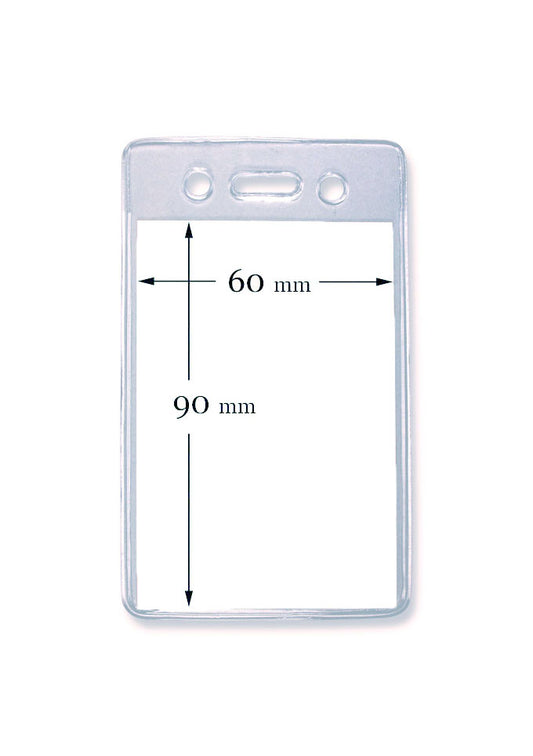 Kartenhalter, Ausweistasche, Ausweishülle, Ticketholder, ID- Kartenhalter, Ausweisetui, Klarsichtfolie, Befestigungssteg, Rundloch, Langloch, Ticket holder, Ticket Aufbewahrung, Tickethülle