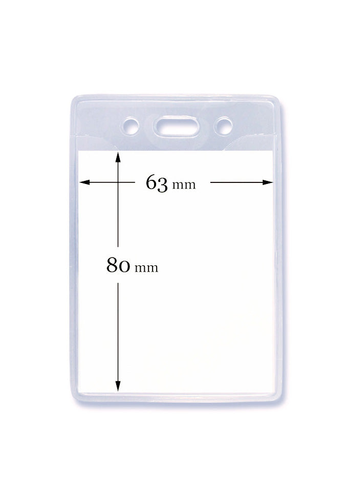 Kartenhalter, Ausweistasche, Ausweishülle, Ticketholder, ID- Kartenhalter, Ausweisetui, Klarsichtfolie, Befestigungssteg, Rundloch, Langloch, Ticket holder, Ticket Aufbewahrung, Tickethülle