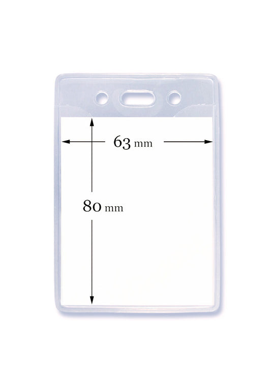 Kartenhalter, Ausweistasche, Ausweishülle, Ticketholder, ID- Kartenhalter, Ausweisetui, Klarsichtfolie, Befestigungssteg, Rundloch, Langloch, Ticket holder, Ticket Aufbewahrung, Tickethülle