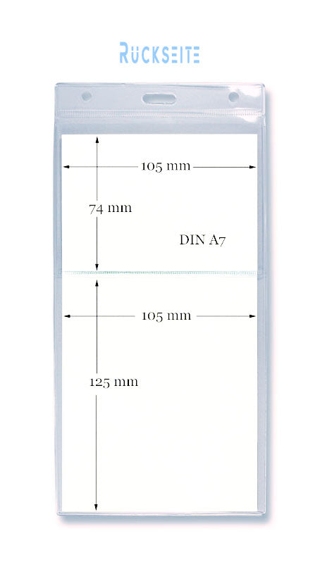 Ausweishülle Doppelseite (105 x 205mm)