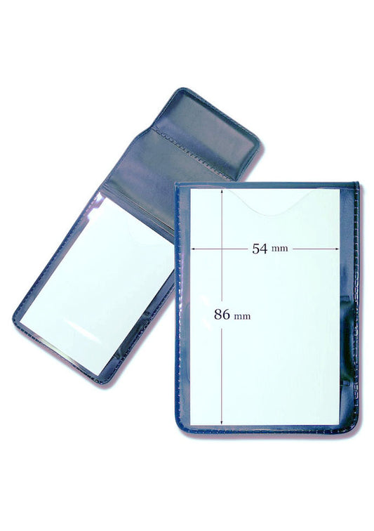 Kartenhalter, Ausweistasche, Ausweishülle, Ticketholder, ID- Kartenhalter, Ausweisetui, Klarsichtfolie, Befestigungssteg, Rundloch, Langloch, Ticket holder, Ticket Aufbewahrung, Tickethülle , Kartenetui, mit Magnet verschließbar