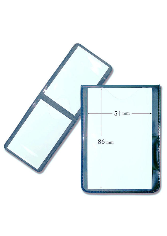 Kartenhalter, Ausweistasche, Ausweishülle, Ticketholder, ID- Kartenhalter, Ausweisetui, Klarsichtfolie, Befestigungssteg, Rundloch, Langloch, Ticket holder, Ticket Aufbewahrung, Tickethülle , Kartenetui, mit Magnet verschließbar, Kreditkartenformat