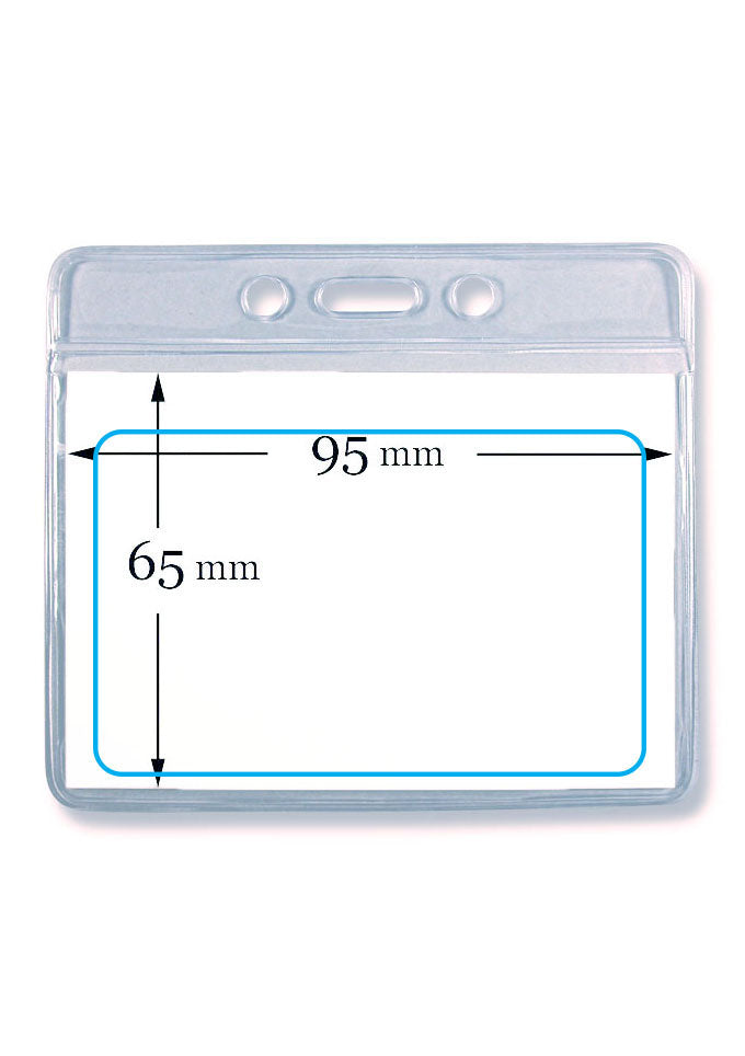 Ausweishülle Rund-und Langloch (65 x 95 mm)