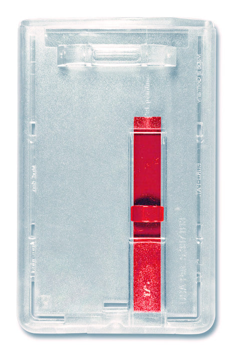 Kartenhalter mit Befestigungsbügel und Ausschieber