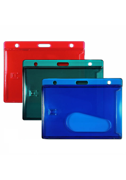 Kartenhalter, Ausweistasche, Ausweishülle, Ticketholder, ID- Kartenhalter, Ausweisetui, Klarsichtfolie, Befestigungssteg, Rundloch, Langloch, Ticket holder, Ticket Aufbewahrung, Tickethülle, Schlüsselband, Messe, Festival, Verkaufsfläche, Event,Büro