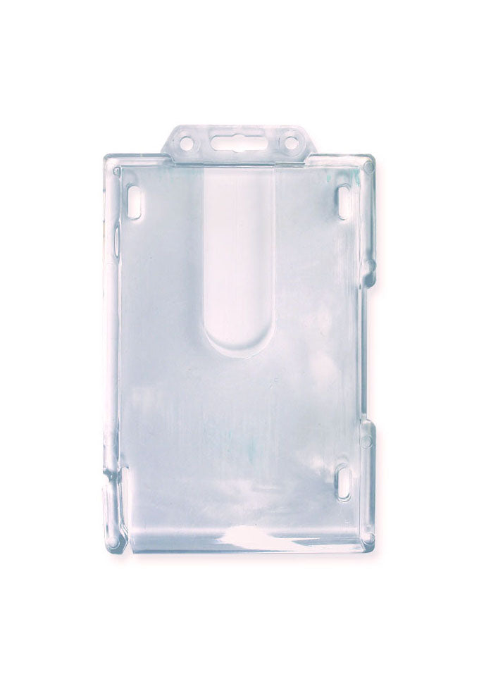 Kartenhalter, Ausweistasche, Ausweishülle, Ticketholder, ID- Kartenhalter, Ausweisetui, Klarsichtfolie, Befestigungssteg, Rundloch, Langloch, Ticket holder, Ticket Aufbewahrung, Tickethülle , Euroloch