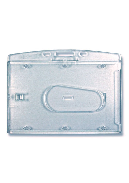 Kartenhalter, Ausweistasche, Ausweishülle, Ticketholder, ID- Kartenhalter, Ausweisetui, Klarsichtfolie, Befestigungssteg, Rundloch, Langloch, Ticket holder, Ticket Aufbewahrung, Tickethülle