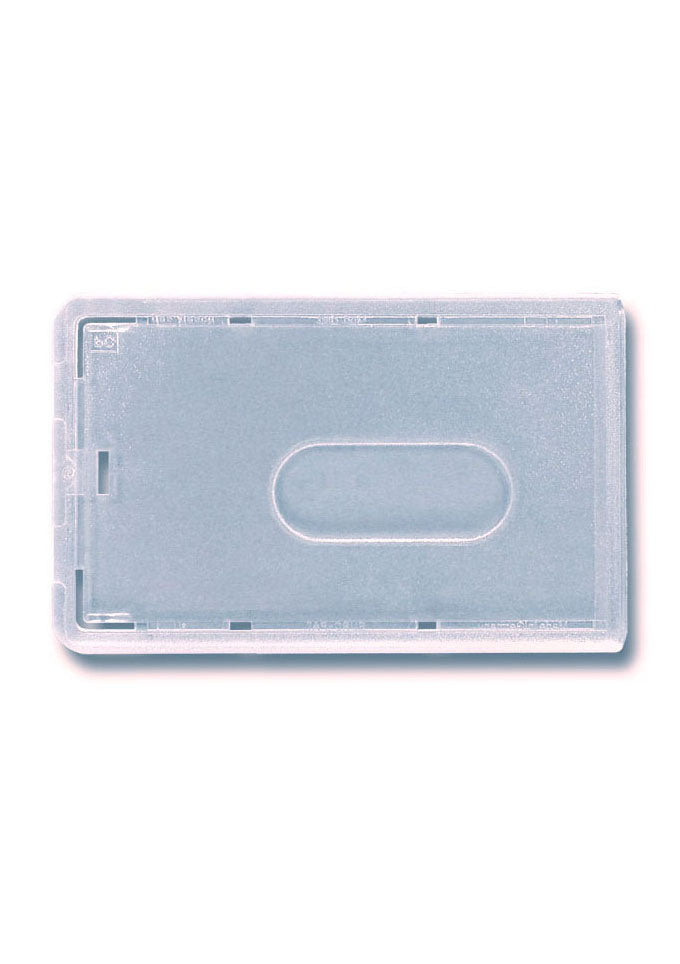 Kartenhalter, Ausweistasche, Ausweishülle, Ticketholder, ID- Kartenhalter, Ausweisetui, Klarsichtfolie, Befestigungssteg, Rundloch, Langloch, Ticket holder, Ticket Aufbewahrung, Tickethülle
