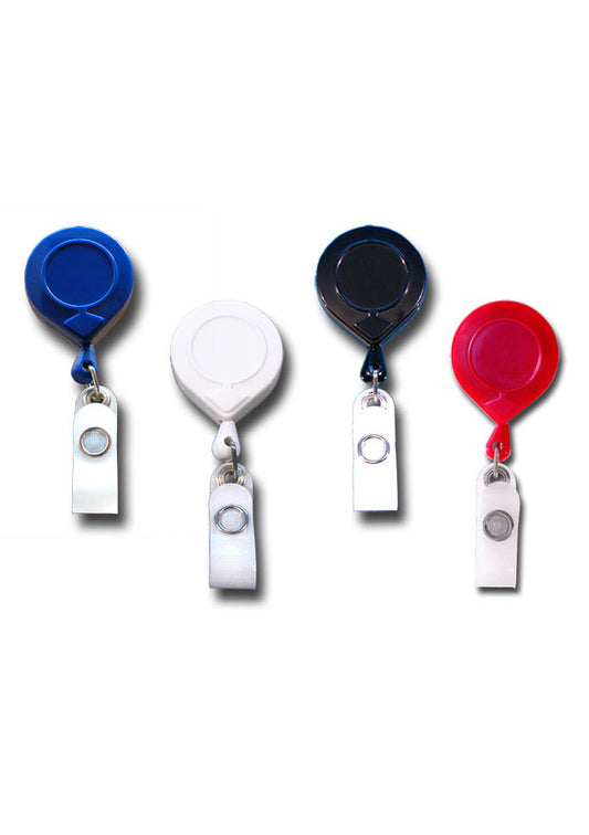 Jojo-Ausweishalter, Aufrollautomatik, Ausweishalter, Kartenhalter, textilverstärkte Lasche, Logo-Aufdruck,