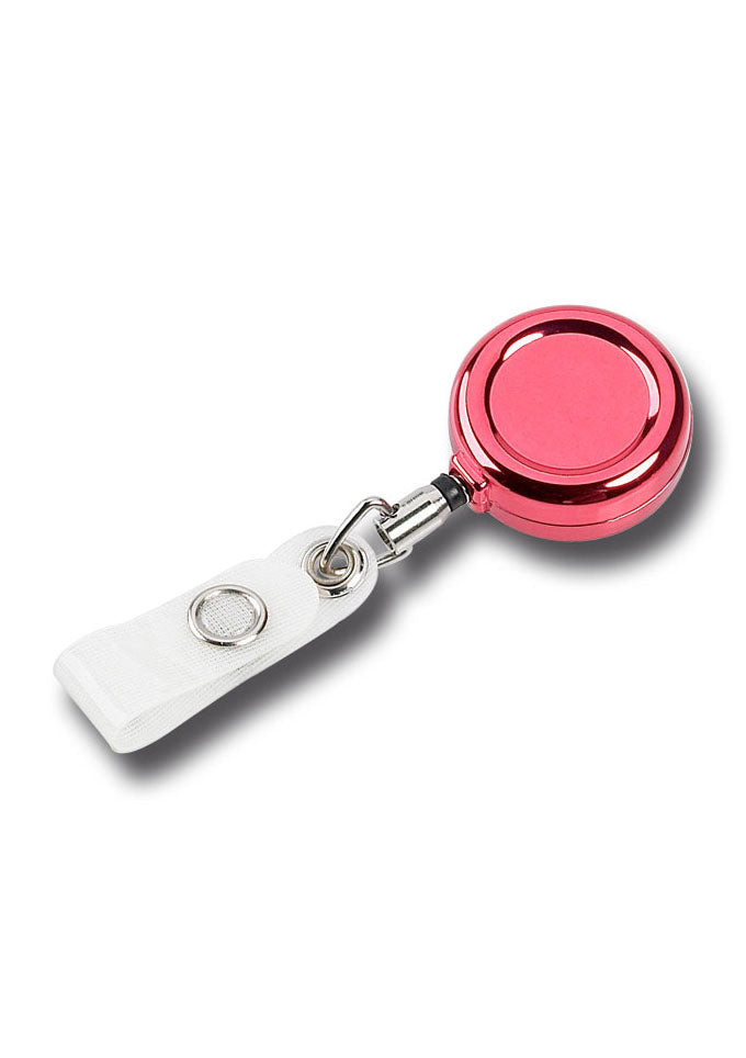 Jo-Jo Mini Premium aus Metall mit Rücklaufdämpfer + Gürtelclip + Ausweishalter