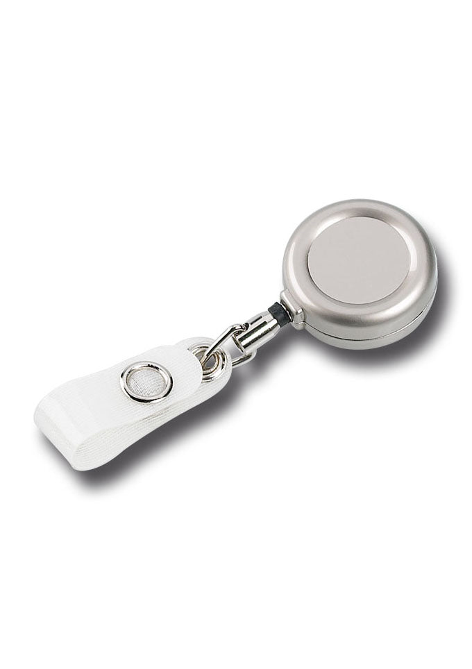 Jo-Jo Mini Premium aus Metall mit Rücklaufdämpfer + Gürtelclip + Ausweishalter