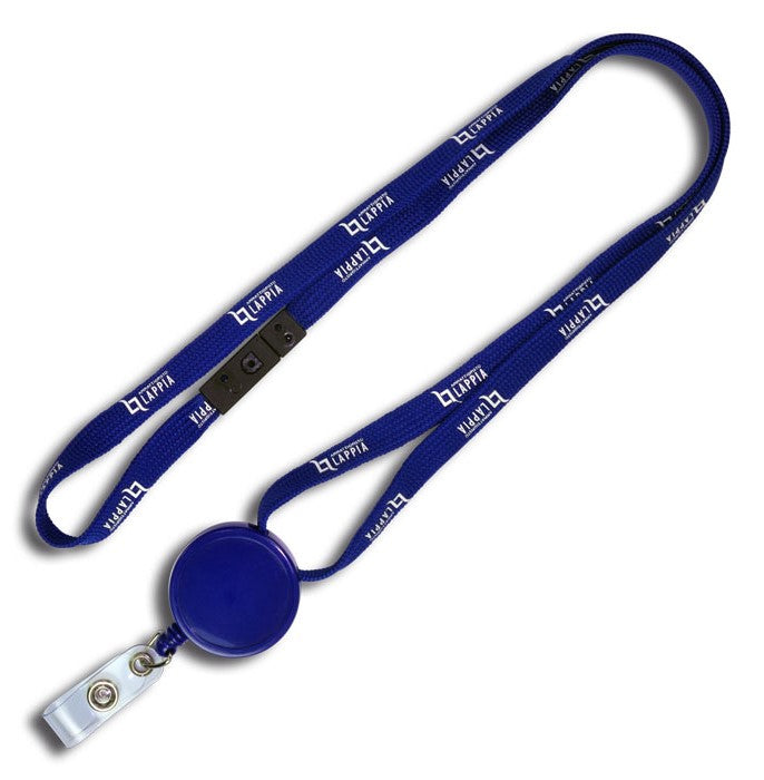 Komfort Umhängeband mit Aufroll-Jo-Jo + Ausweishalter