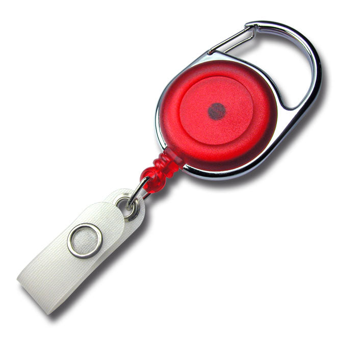 Jo-Jo 102 transparent mit Metallumrandung + Befestigungsbügel + Ausweishalter