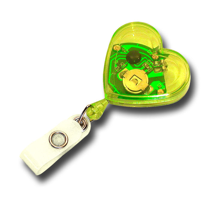 Jo-Jo in Herzform mit Leuchtdiode