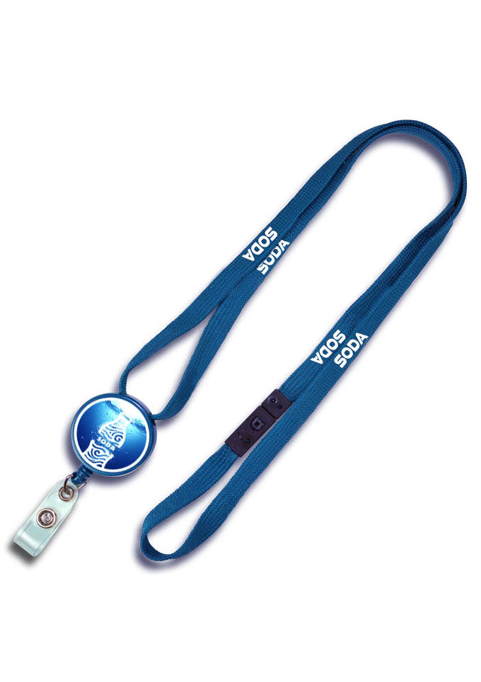 Komfort Umhängeband mit Aufroll-Jo-Jo + Ausweishalter