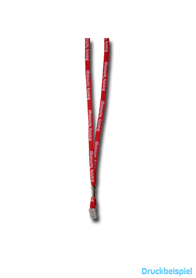 Umhängeband mit flachen Karabiner